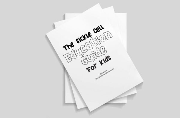 SCD educational guide with 12 printable activity pages all about sickle cell disease.
